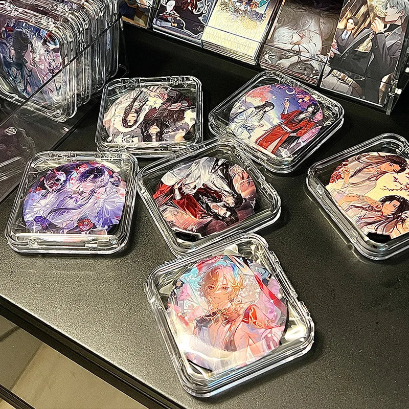 Transparent Acrylic Badge & Jewellery Display Storage Box