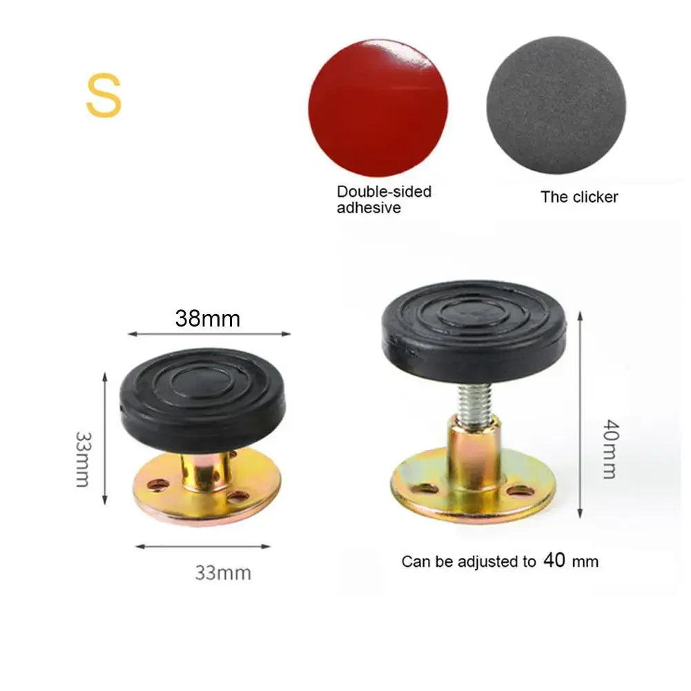 High Quality Practical Bed Holder Bed Head Holder Fixer Top Iron 1pcs 67-87MM 84-110MM Adjustable Silver 30-40MM Anti-collision Oasis Select