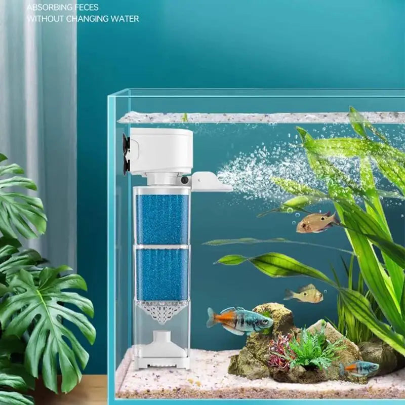 6-in-1 Submersible Aquarium Filter Pump Silent Air Oxygen Aerator Internal Water Pump Wave Maker for Fish Tank 220V Oasis Select