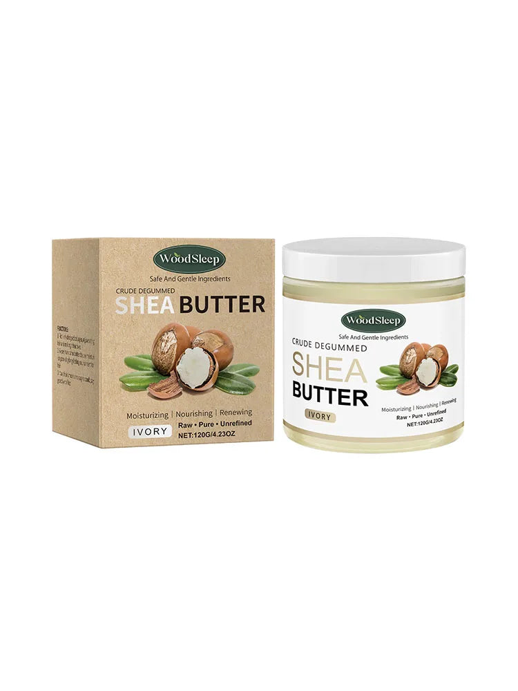 Crude Shea Butter Cream for Extremely Dry Skin Deep Moisturizing Nourishing Multi Purpose Skin Care Face Hand Body Cream 120g Oasis Select 120g boxed