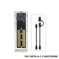 M.2 SSD Enclosure USB-C 10Gbps | NVMe & SATA Dual Protocol