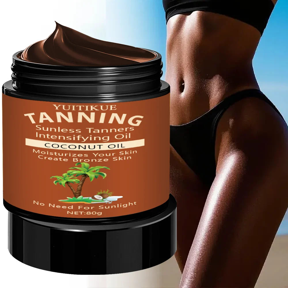 Summer Skin Self Tanning Cream Sunless Self Tanner For Face Body For Natural Glow Body Bronzer Easy Use Bronzing Lotion 80g Oasis Select