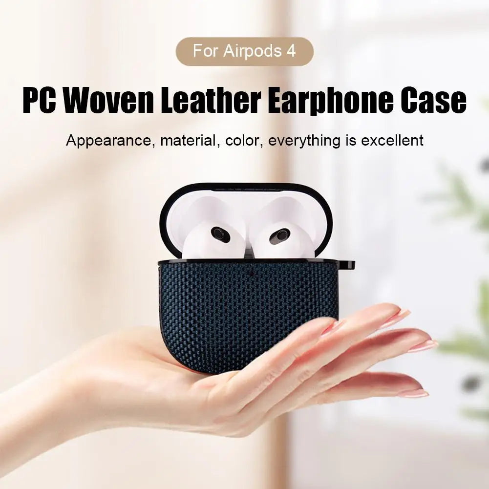 AirPods 4 Waterproof Nylon PC Case with Metal Buckle
