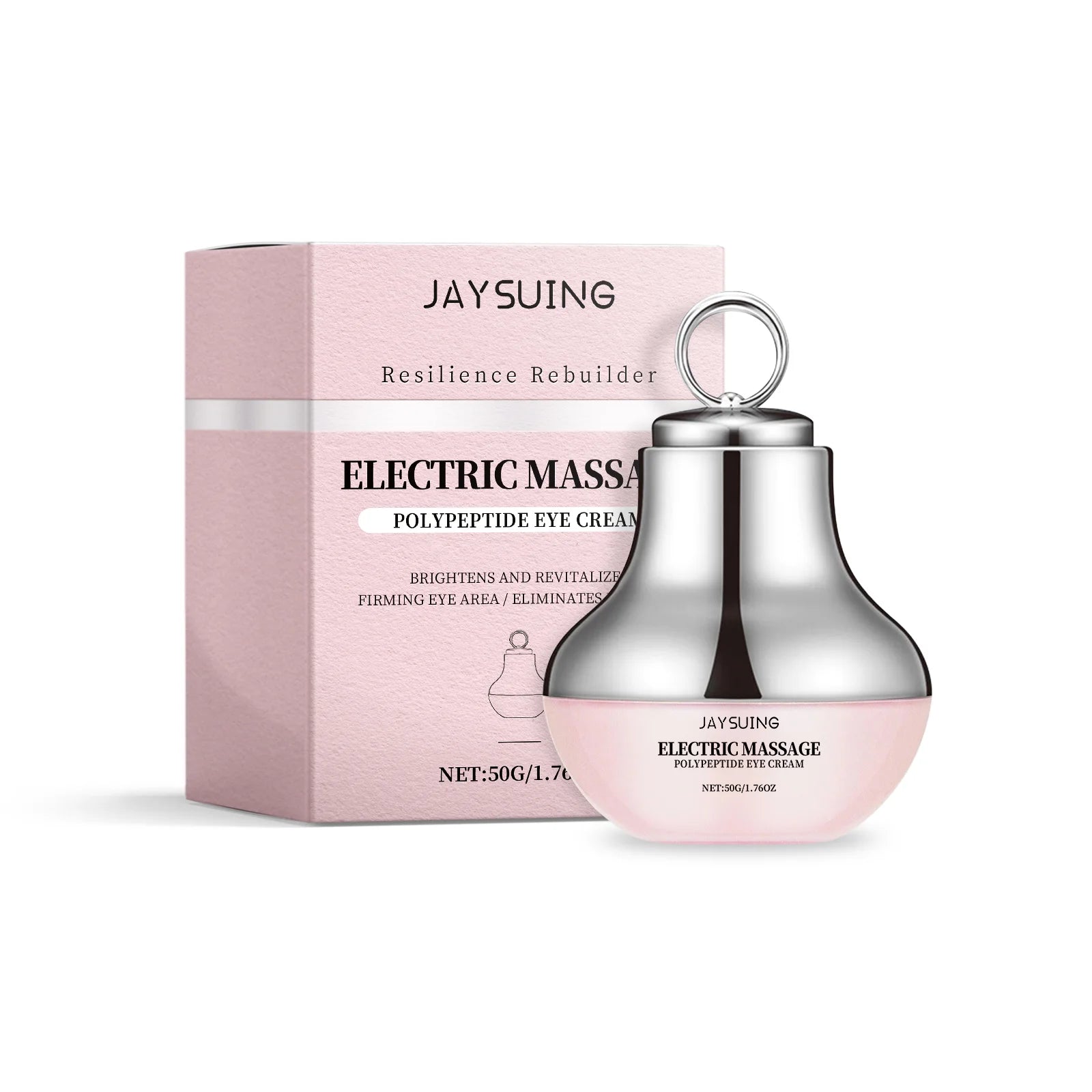 Electric Cooling Eye Massage Cream - Anti-Wrinkle Firming Gel with Roller Head for Dark Circles, Puffiness & Fine Line Reduction Oasis Select 50g boxed