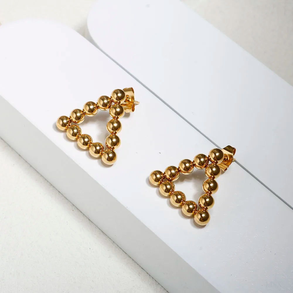 Hoop Earrings for Women Trendy Golden Stainless Steel Earring Jewelry New Oasis Select