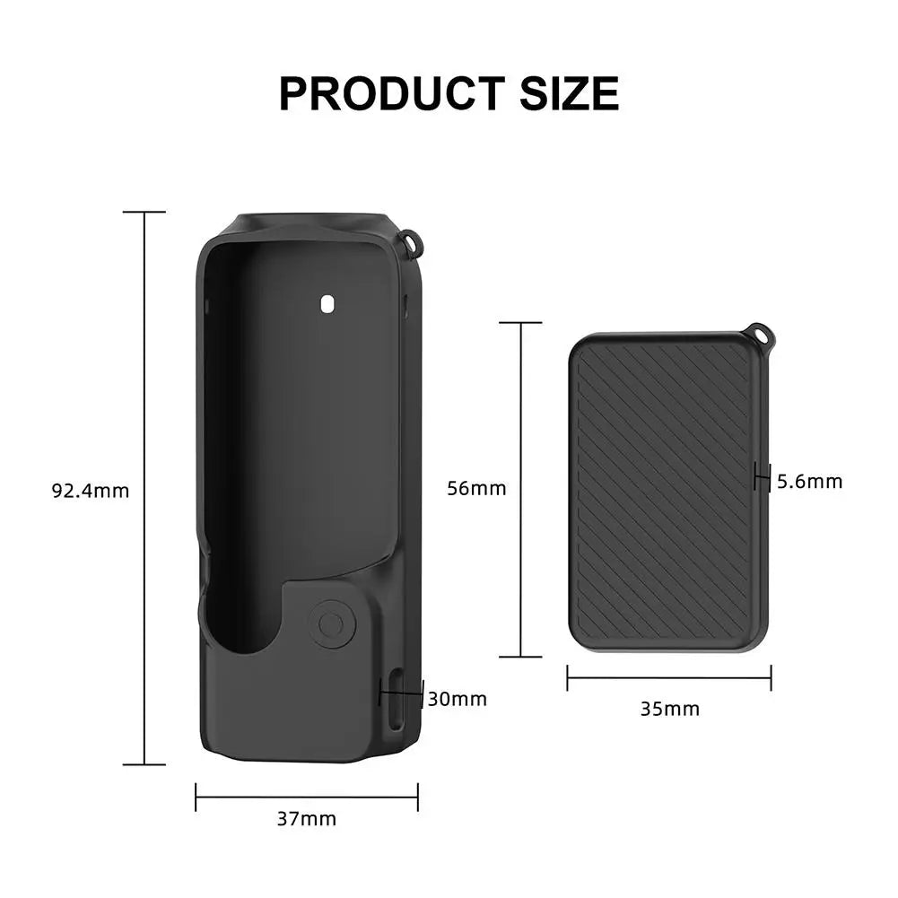 Silicone Cover For DJI Osmo Pocket 4 Screen protector Case Anti-drop Anti-Scratch Case Protective Cover For DJI Osmo Pocket 4 Oasis Select