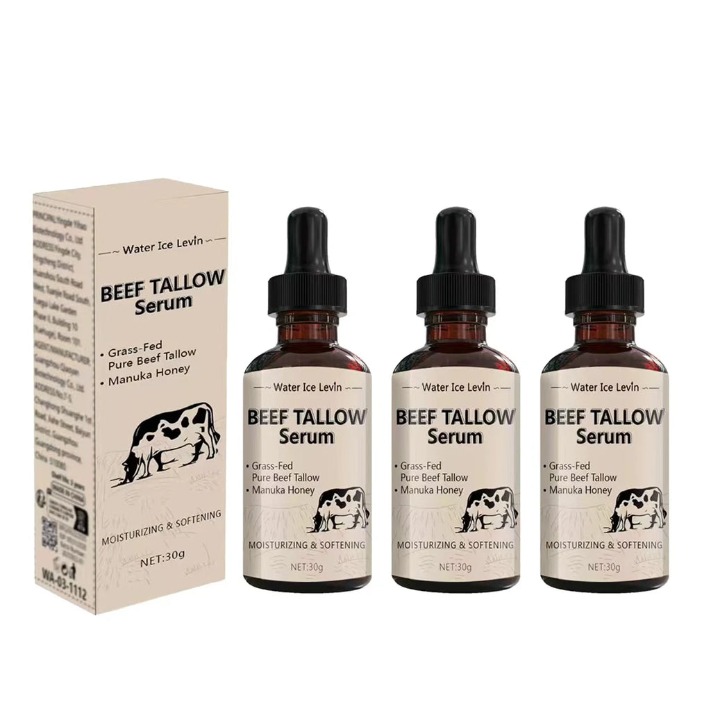 Beef Tallow Serum – Manuka Honey & Hyaluronic Acid | All Skin Face Serum Oasis Select YELLOW 30g