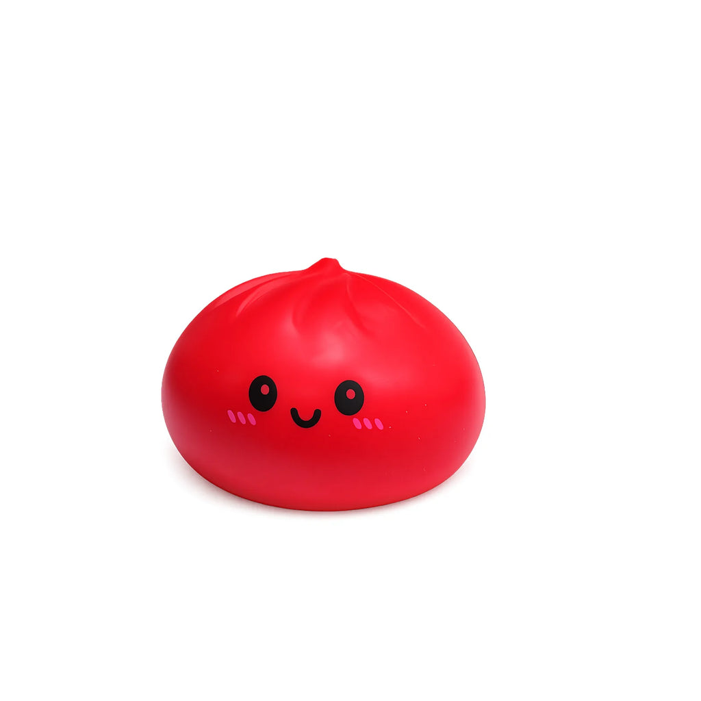Simulation Dumpling Stress Ball Reusable Sensory Toys Low Rebound Relieve Stress Mood Toys Kid Safety Cute Colorful Dough Ball Oasis Select Red Ball