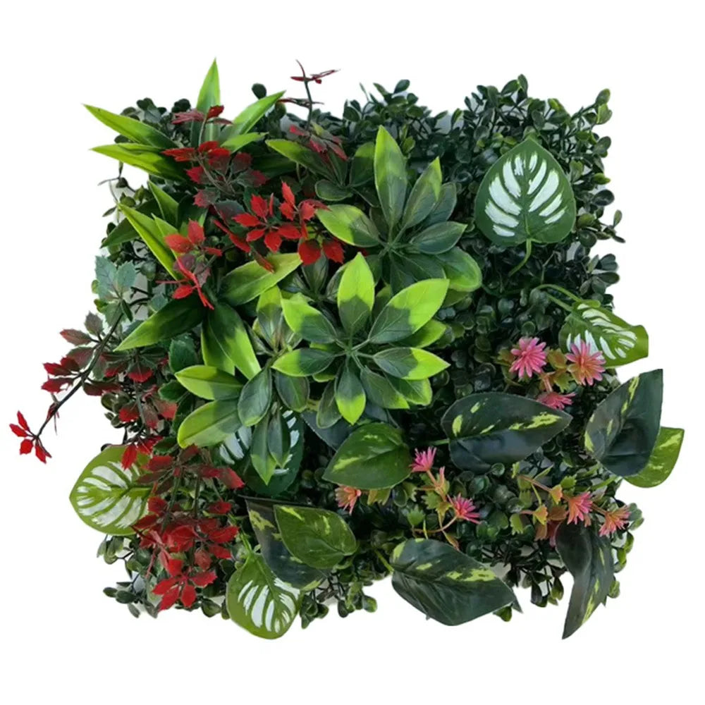 Artificial Plant Wall Panel 25x25cm | Faux Greenery Tile