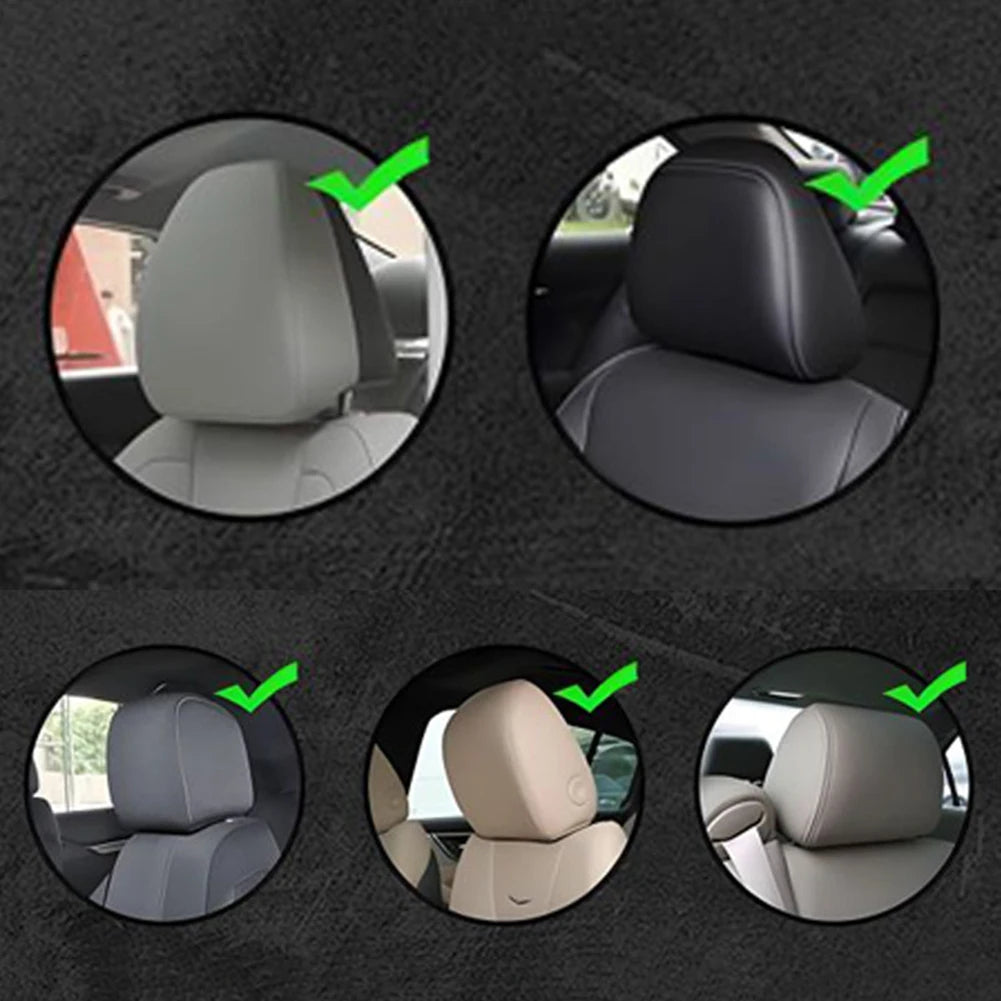 Funny 3D Printed Car Headrest Covers | Universal Elastic Fit