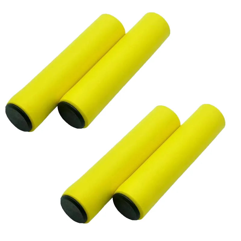 1/2/3 Pairs Bicycle Grips Super Light Silicone Non-Slip Shock AbsorptionType Road Handle Bike bicycles Parts Bmx MTB Cuffs Oasis Select 2Pairs yellow