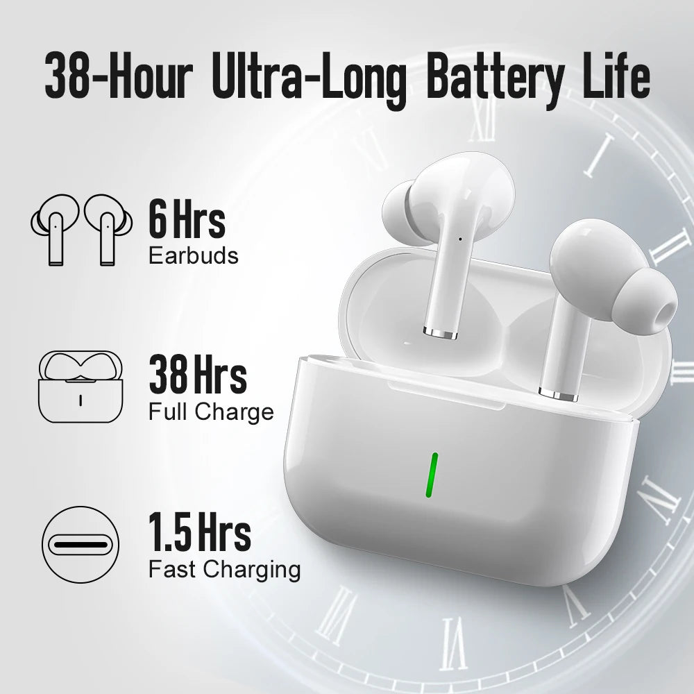 New Wireless Earbuds True Wireless In-Ear Smart Mini Headphones with High-Fidelity 9D Stereo Sound Bass In Ear Headphones Oasis Select