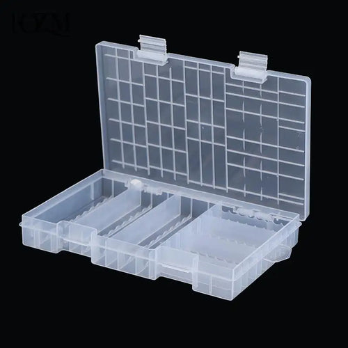 100-Slot AA & AAA Battery Storage Box | Transparent Organizer Battery Storage Box Oasis Select
