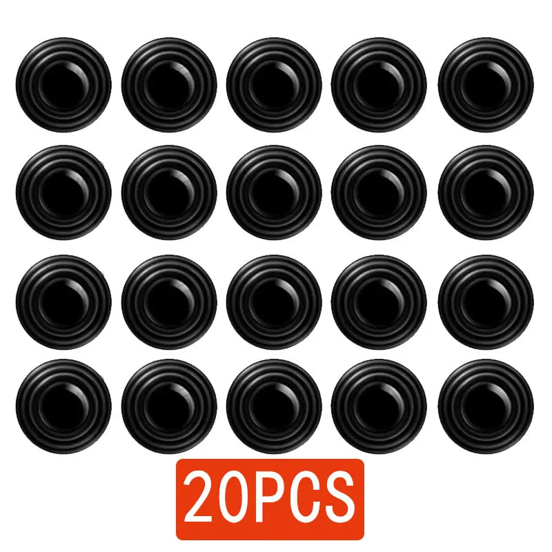 5-30PCs Car Door Pads Shock-Absorbing And Silent Mat Anti-Collision Silicone Door Protector Stickers Buffer Gasket Accessory Oasis Select 20pcs without logo