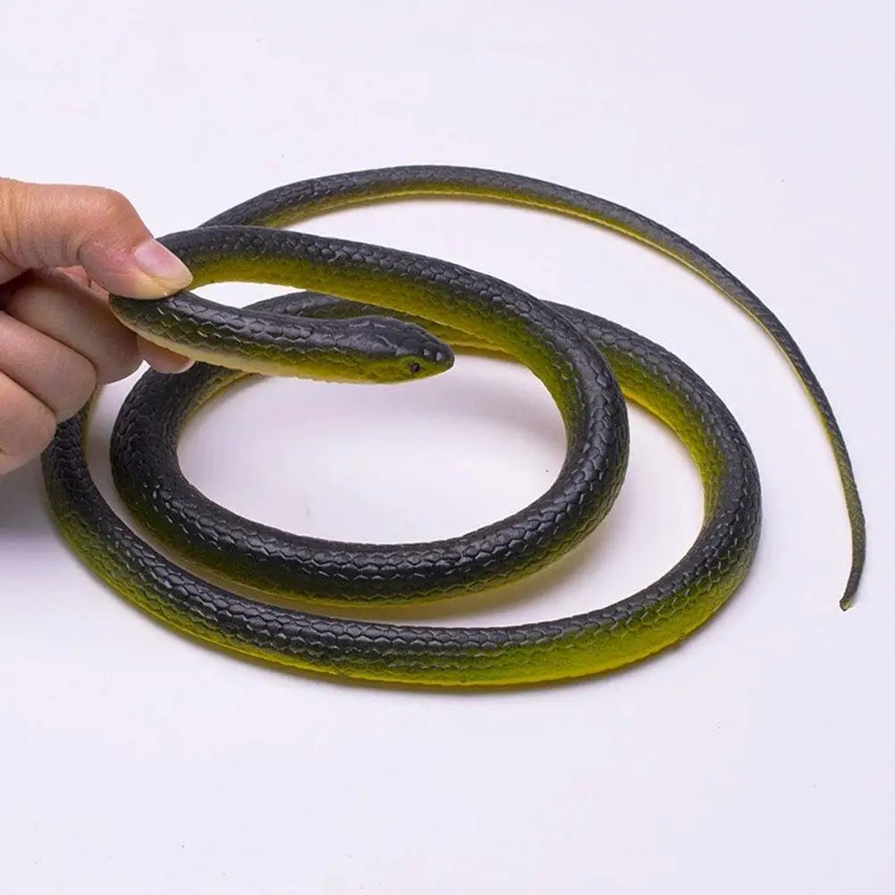Realistic Rubber Soft Snake Funny Joking Scary Toy Decompression Toy Fake Snake Prop Fool's Day Oasis Select
