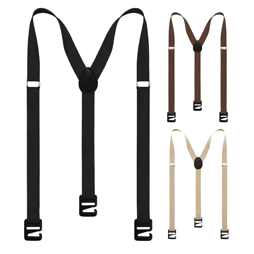 Heavy Duty Suspenders for Men Y-Back Hidden Suspenders Adjustable Fashion Casual Suspenders Pants Braces Y-Back Invisible Belt Oasis Select