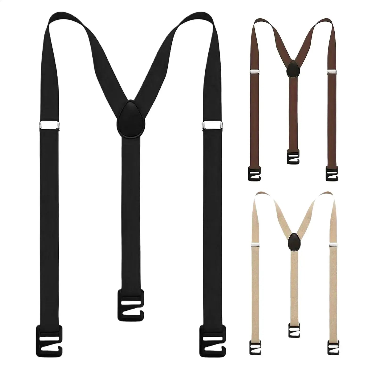 Heavy Duty Suspenders for Men Y-Back Hidden Suspenders Adjustable Fashion Casual Suspenders Pants Braces Y-Back Invisible Belt Oasis Select