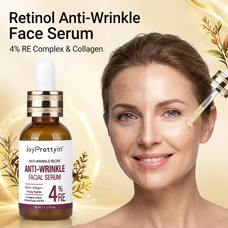 Retinol Face Serum Anti Wrinkle Deep Moisturizing Nourish Essence Fade Fine Line Firming Anti Aging Facial Serum Skin Care Oasis Select