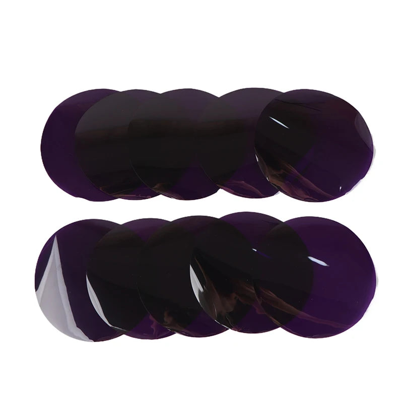 5/10Pcs 10CM Lamp Color Correction Film Self Adhesive Transparent Filter Sheets Light Gel For Headlights Bedrooms Living Rooms Oasis Select Roland Purple 10pc