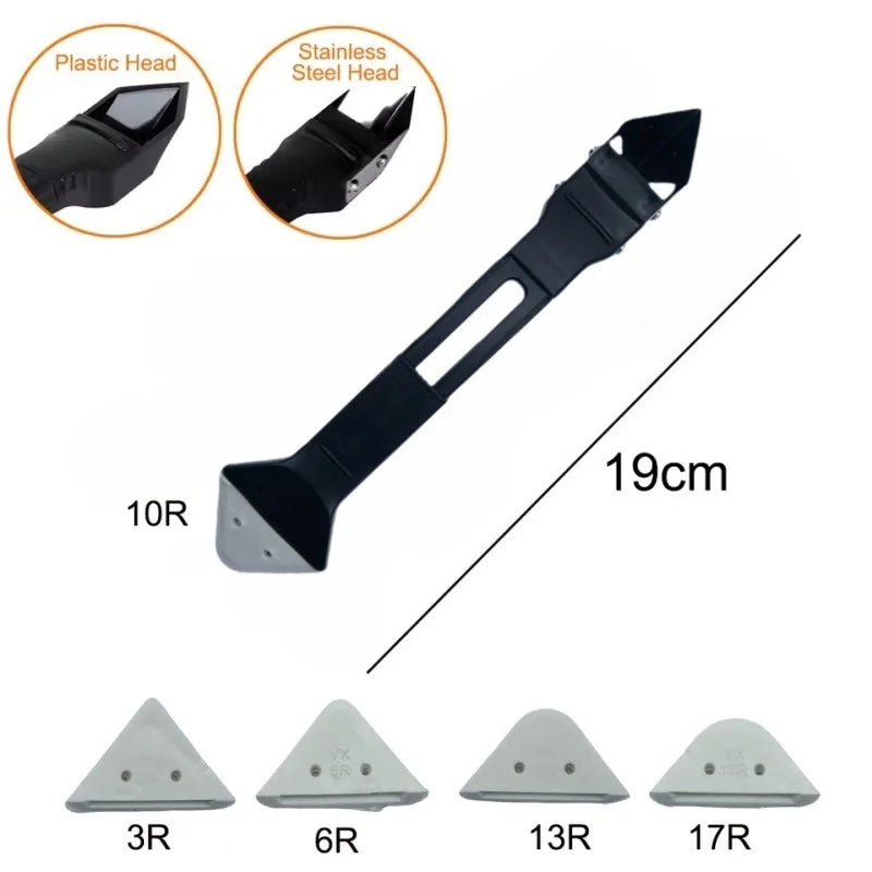 5-in-1 Caulk Remover & Sealant Smoother Tool Set | 5 Radius Tips Caulking Tool Set Oasis Select