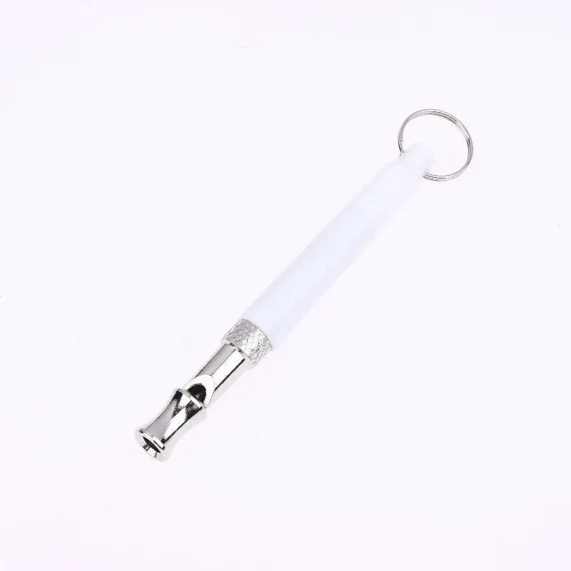 1Pcs Adjustable Ultrasonic Dog Whistle with Cord Silent Barking Control Pet Training Supplies Discipline Flute for Dogs Oasis Select White A