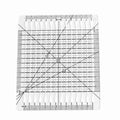 LIKE WISH Sewing Supplies Sewing Ruler Template DIY Craft T-Shirts Ruler Patchwork 5-In-1 Quilt Cutting Ruler Oasis Select Transparent 6 Inch