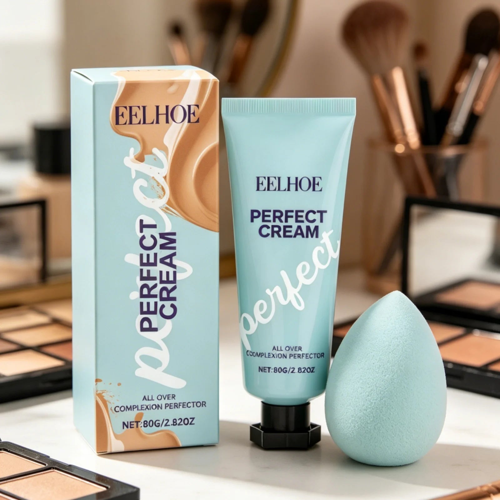 EELHOE Full Coverage Concealer Even Skin Tone Flawless Coverage Deep Moisturizing Waterproof Daily Makeup Complexion Perfector Oasis Select