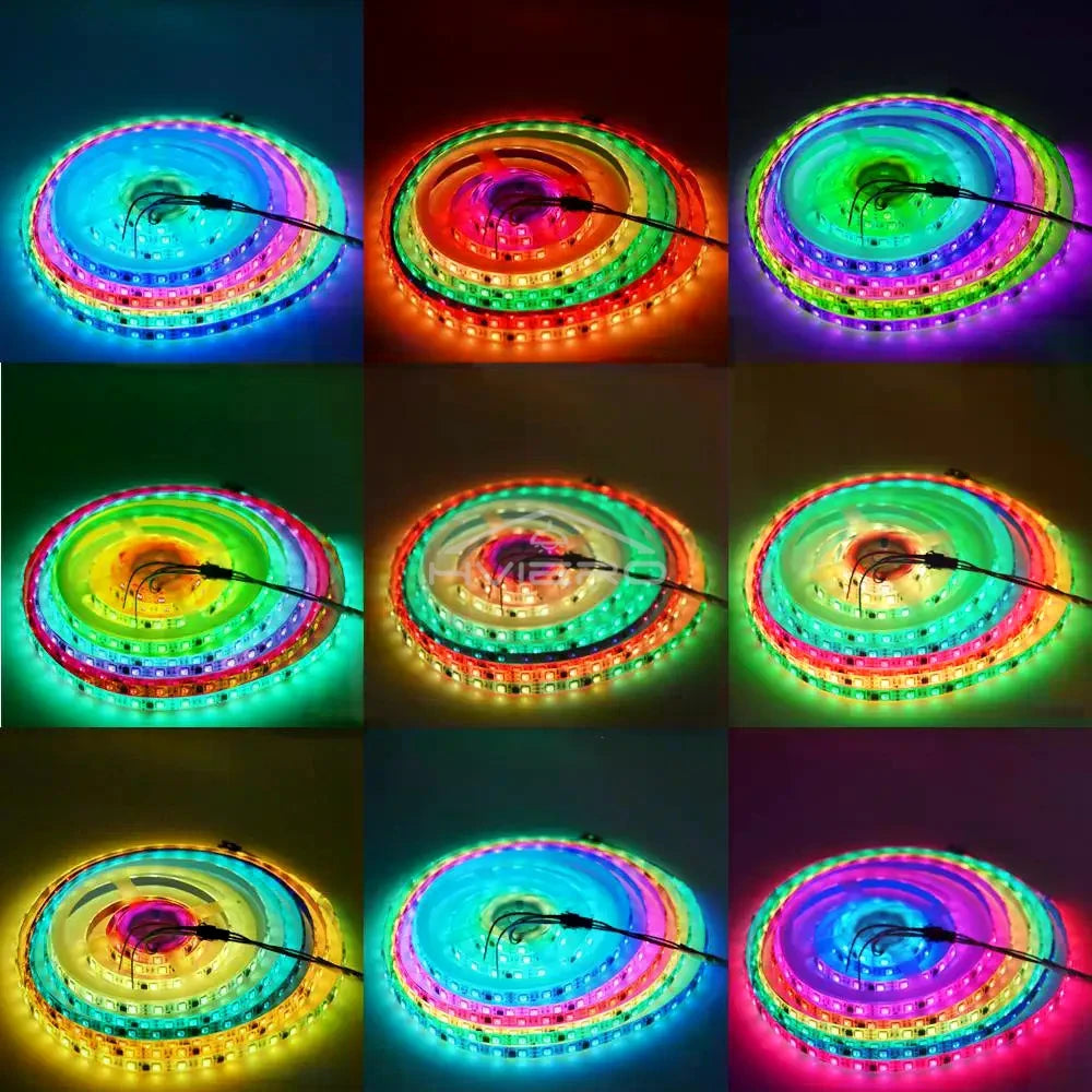 WS2811 RGB LED Strip 5M DC 12V SMD5050 Addressable | HVIERO