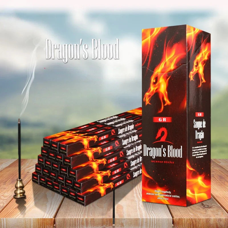 10/25Boxes Incense Sticks Authentic Indian Incense Premium Multiple Flavors Mixed Package Chandan Call Money Meditation Hotsale Oasis Select Dragons Blood 10 small boxes 80pcs