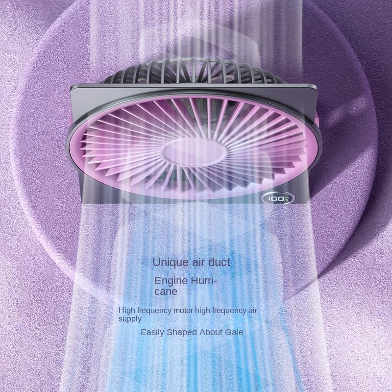 Ultra-Thin USB Rechargeable Desktop Mini Fan | 5-Speed KP-11