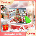 OceAura Christmas Spa Bath Bombs – Moisturizing Gift Set 120g Spa Bath Bombs Oasis Select 120g Boxed