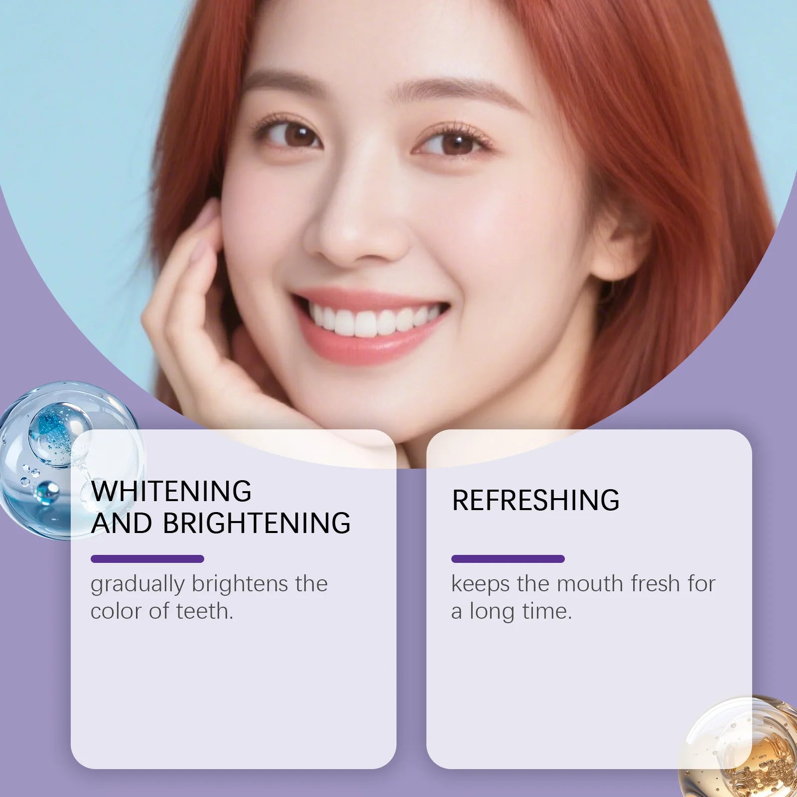 Premium Purple Toothpaste, Long-Lasting Fresh Breath, Gentle Gum & Enamel Care, Daily Deep Oral Cleansing & Mild Maintenance Oasis Select