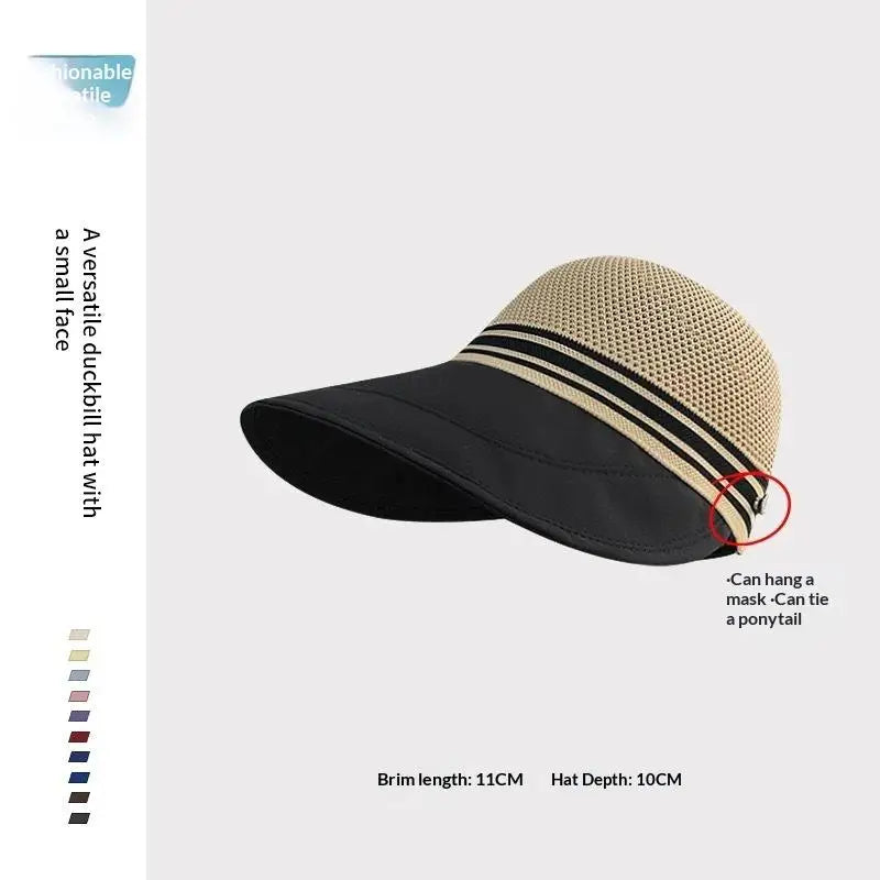 Summer Outdoor Fisherman Hat Women Breathable UV Protection Wide Brim Lightweight Sun Cap for Holiday Camping Oasis Select C one size