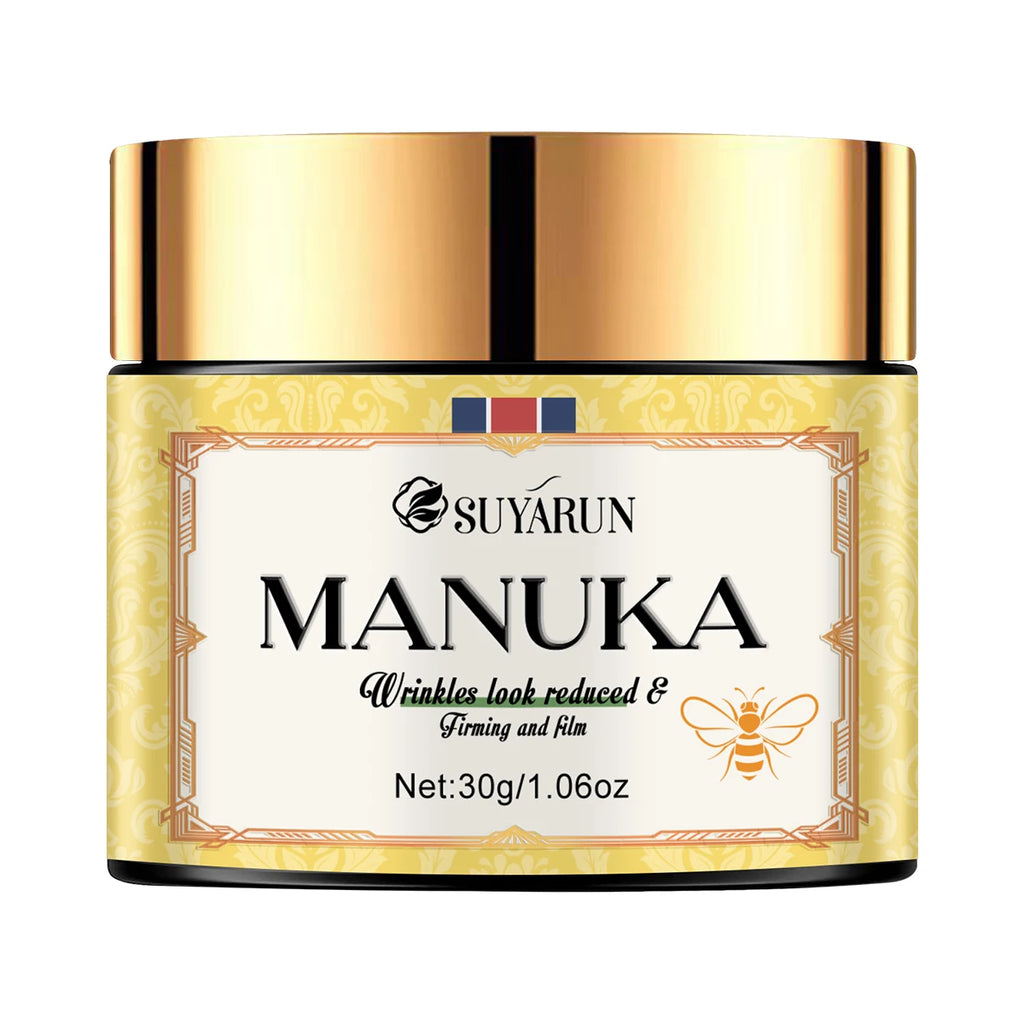 SUYARUN Manuka Honey Collagen & Retinol Moisturizer - Deep Hydration, Skin Repair, Brightening - For All Skin Types. Oasis Select 30g