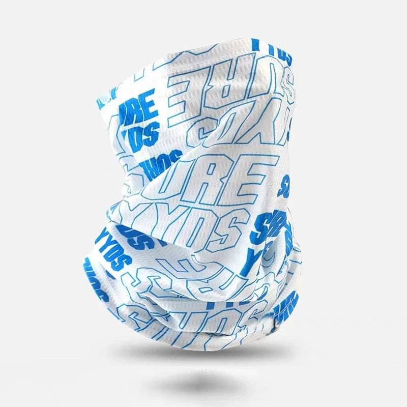 Men's Women's UV Block Mask, Summer Outdoor Sport Face Neck Sunscreen, Hip Hop Ear Scarf For Cycling Oasis Select Blue 1