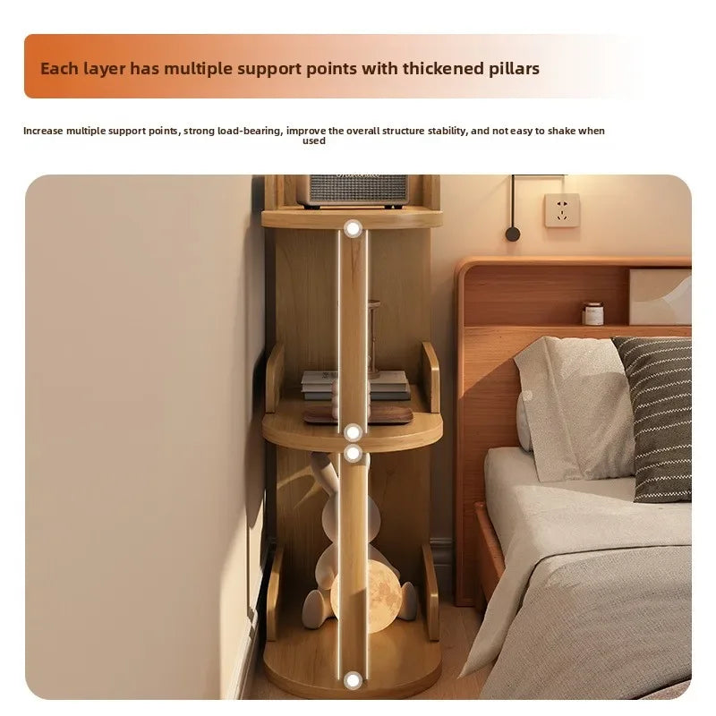 Multi-functional Household Goods Bedside Table Small Storage Cabinet Bedroom Bedside Very Narrow Crevice Small Cabinet Oasis Select