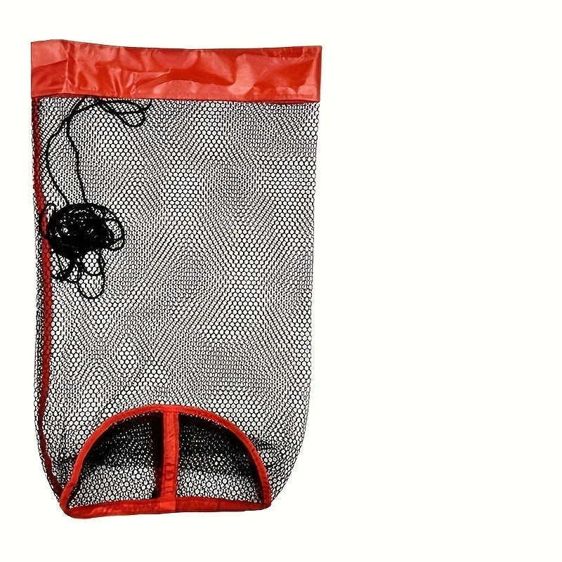Single-pack Nylon Mesh Fishing Bag,Suitable for Outdoor Fishing,Fishing Aid Tool,Fishing Bag,Quick-drying Foldable Woven MeshBag Oasis Select black