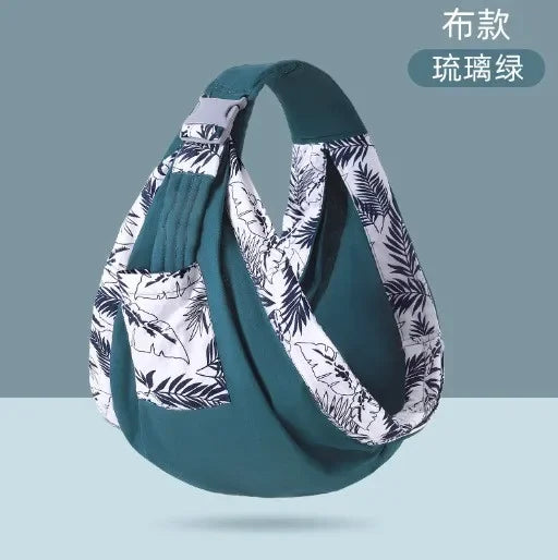 Baby Wrap Newborn Sling Dual Use Infant Nursing Cover Carrier Mesh Fabric Breastfeeding Carriers Up Baby Carrier Backpack 0-36M Oasis Select green