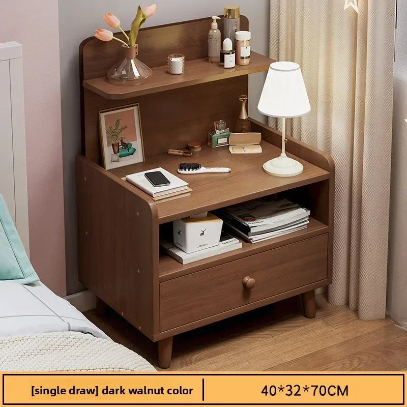 Multi-functional Household Goods Bedside Table Wide Small Chest Cabinet Multi-layer Locker With Drawers Small Cabinet Oasis Select Single draw H