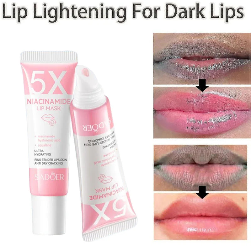 SADOER Lip Brightening Balm – Exfoliating & Moisturizing