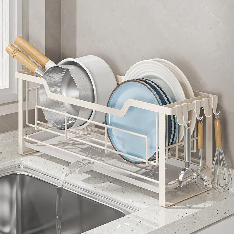 kitchen windowsill cutting board, bowl and chopstick draining rack, no need to install small bowl and dish storage racks Oasis Select