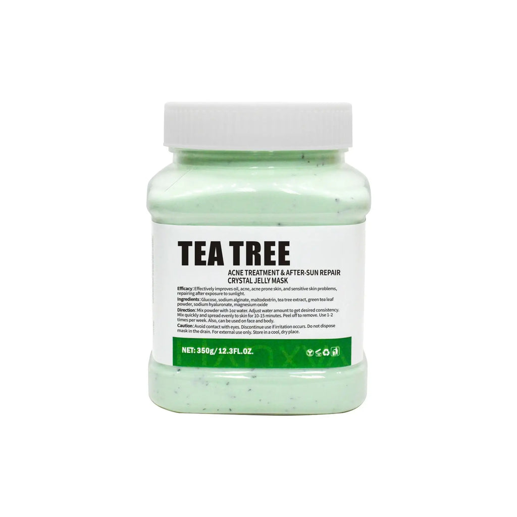 Jelly Face Mask Powder Hyaluronic Acid Vitamin C Rose Collagen Diy Plant Masks Powder Moisturizing Nourishing Mask ﻿ Oasis Select Tea Tree 350g