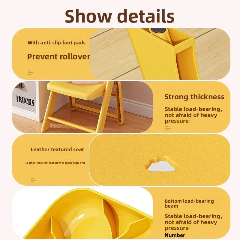 Portable folding back chair Plastic small stool Thickened chair Baby low stool Children's small bench Oasis Select