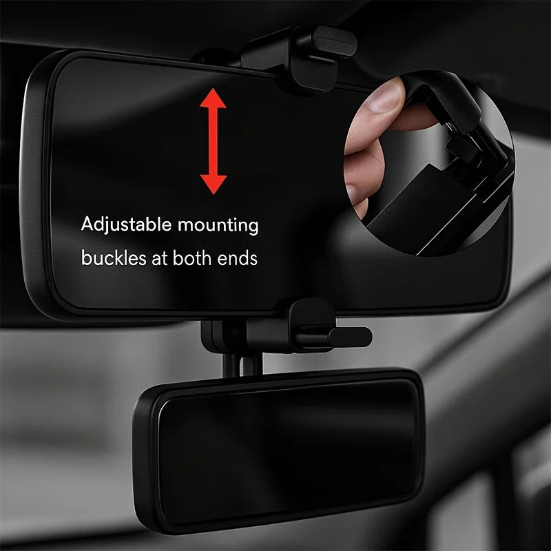 360° Car Baby Back Seat Mirror – HD Rotatable Rearview Monitor