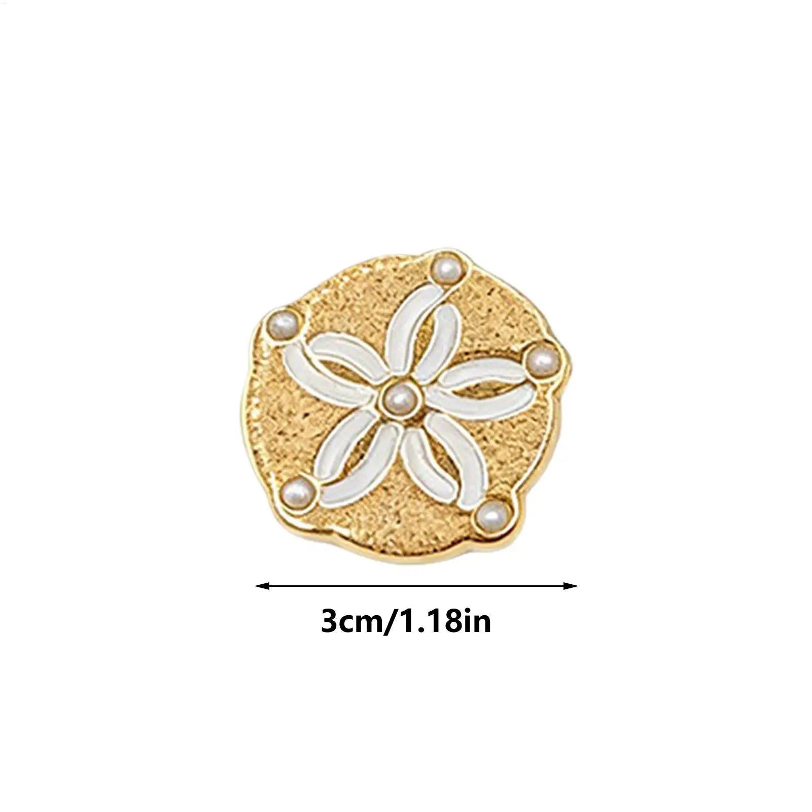 Slippers Charms for Sandals Sea Theme Shell Decor Sandal Charm Set Sandal Charms for Slippers Gold Sea Theme Shell Shoe Decor Oasis Select