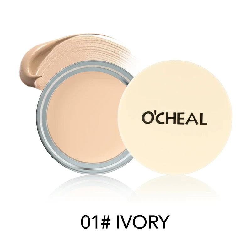 Long Lasting Full Coverage Concealer Cream Waterproof Tattoo Cover Dark Circle Liquid Foundation Contouring Makeup Cosmetics Oasis Select 01 IVORY