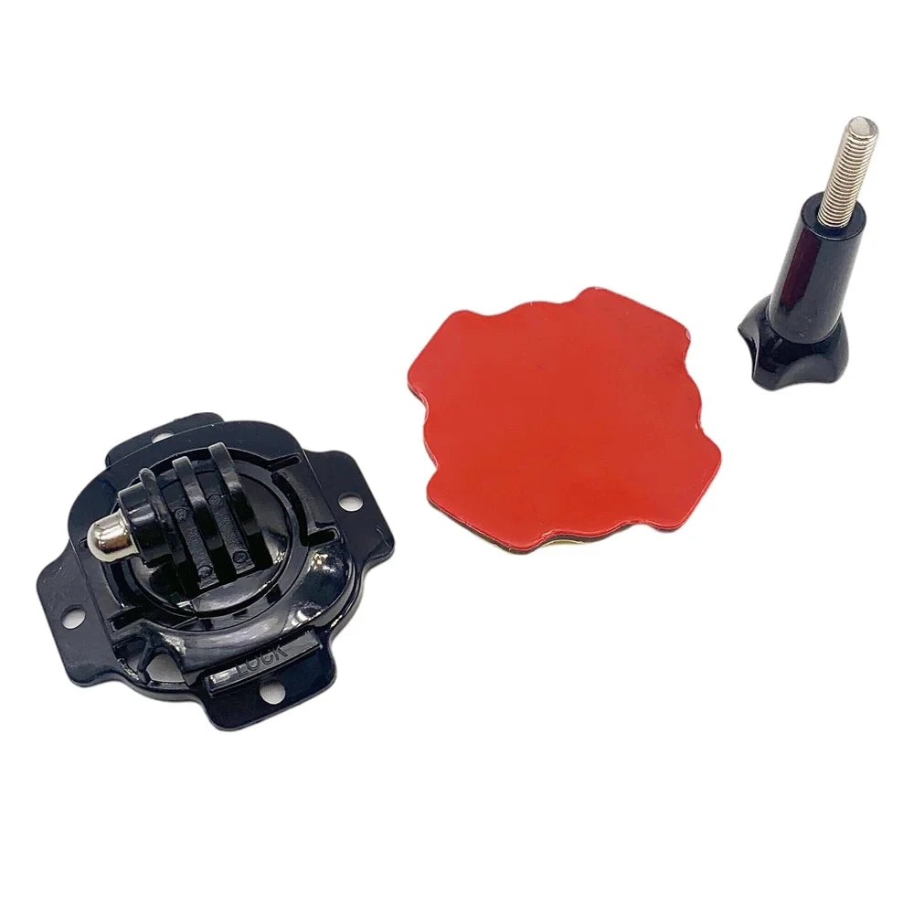 360° Rotating Helmet Mount with 3M Adhesive for GoPro & Action Cams