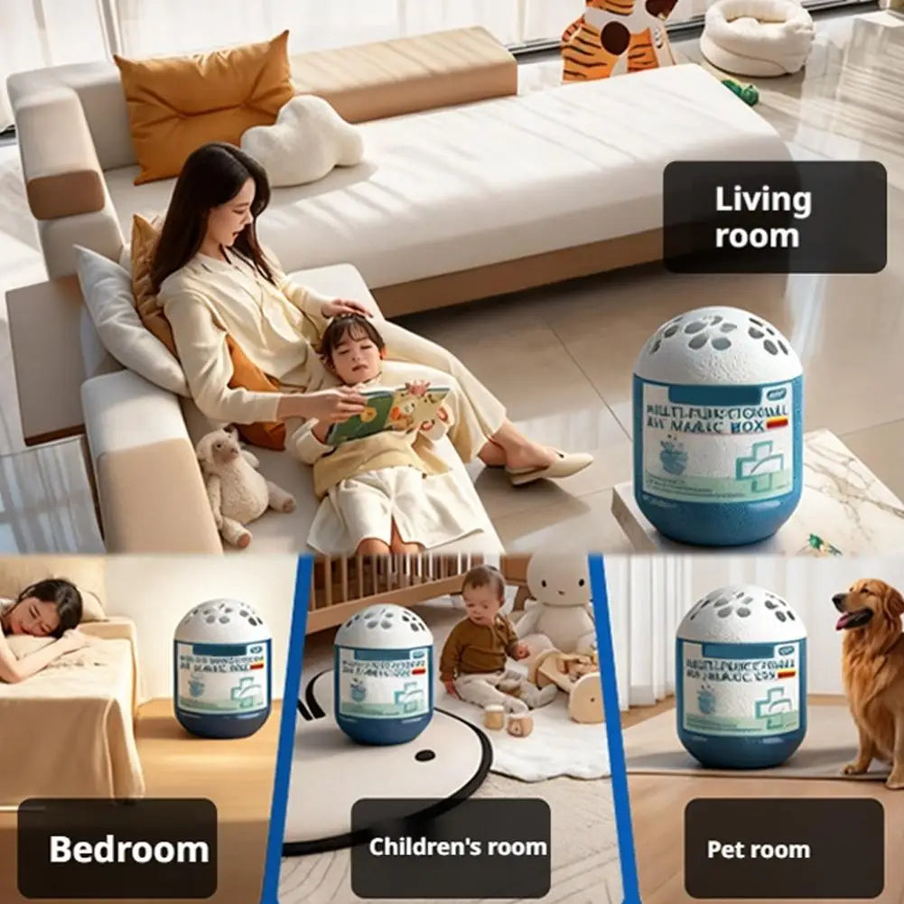 Plant Extract Air Purifier Box – PM2.5 & Allergen Remover