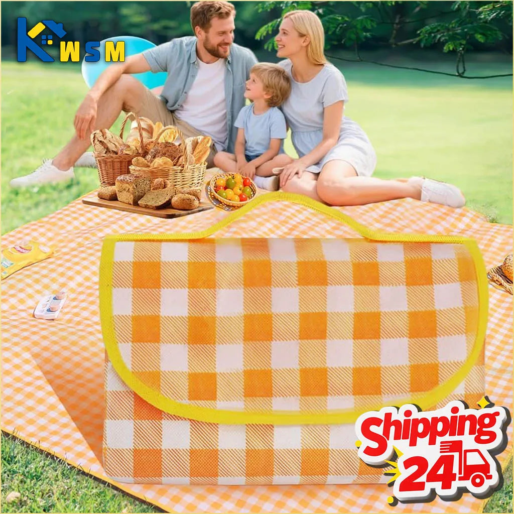 1-2PCS Waterproof Picnic Mat Oversized Thickened Outdoor Camping Blanket Carrying Strap for Beach Park and Hiking Oasis Select