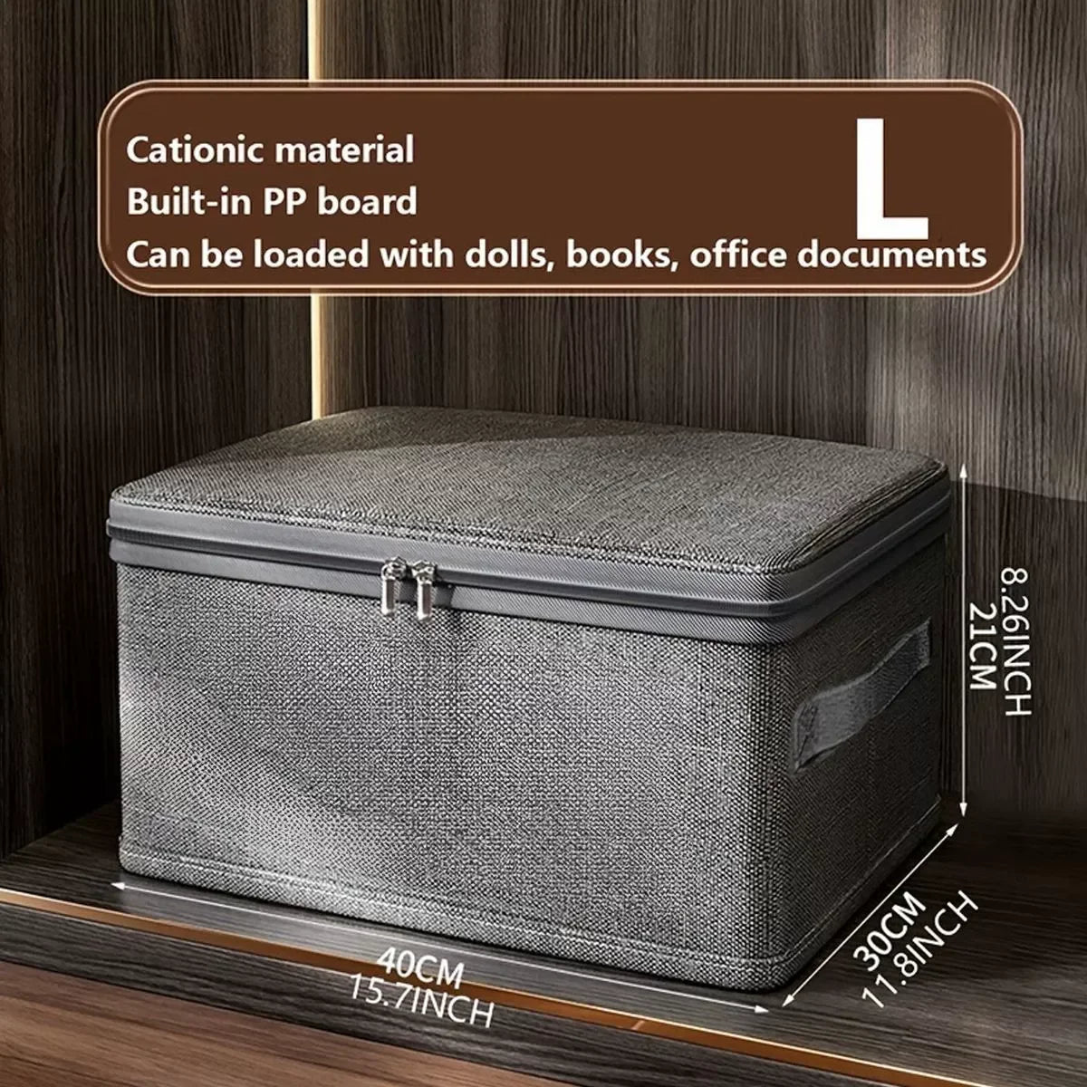 Multifunctional Box with , Large Capacity Quilt Storage Box Bra Storage Box Underwear Organizer Oasis Select L